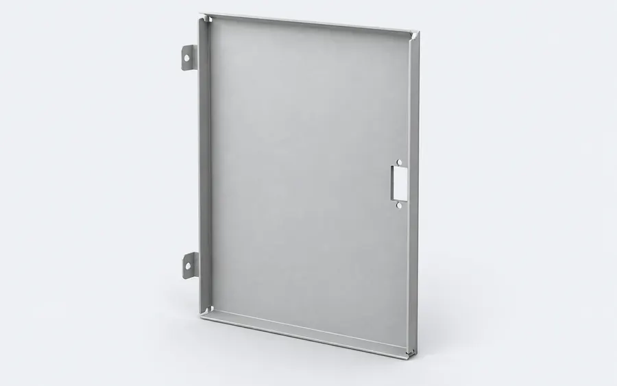 Panel büküm merkeziyle bükülmüş kapı paneli
