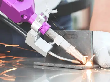 Lazer kaynak tabancasıyla kaynak