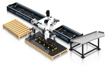Robotik büküm hücresi yerleşimi